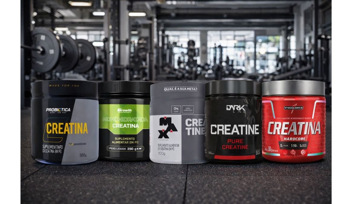 Creatina monohidratada mais vendida top 5 atualizadas