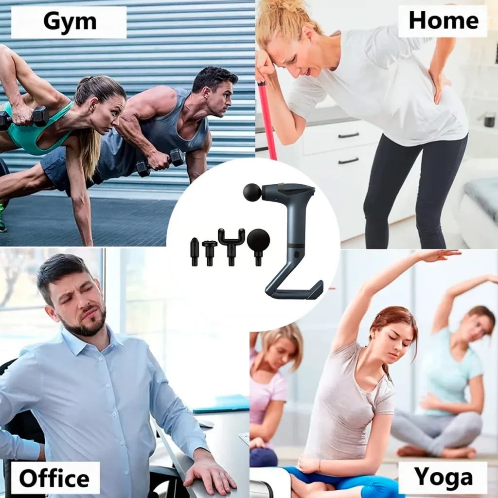 Massageador Pistola Corporal Miofascial Cabo Longo