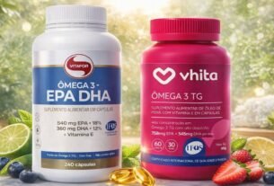 Ômega 3 TG Vhita vs Vitafor