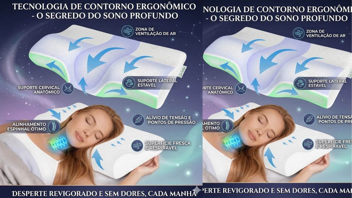 Travesseiro Cervical Ortopédico